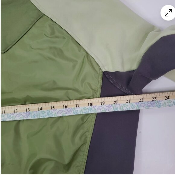 SMALL JORDAN JUMPMAN 23 FLEECE SWEATSHIRT PULLOVER--GREEN GREY - Picture 14 of 14